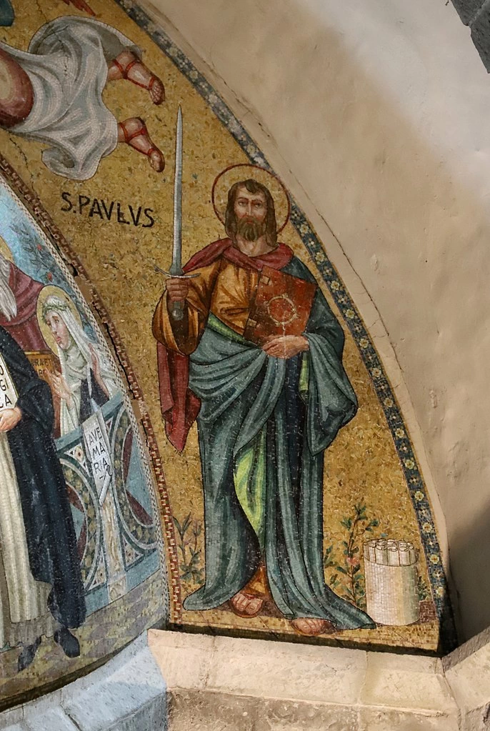 Incoronazione della Vergine - Abbazia di San Gaudenzio, dettaglio 3